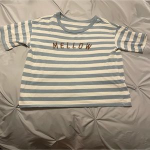 Striped “Mellow” AE tee!